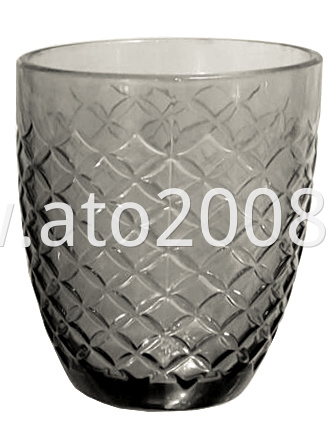 glass tumbler-grey